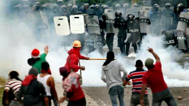 Post election-count rioting in Honduras